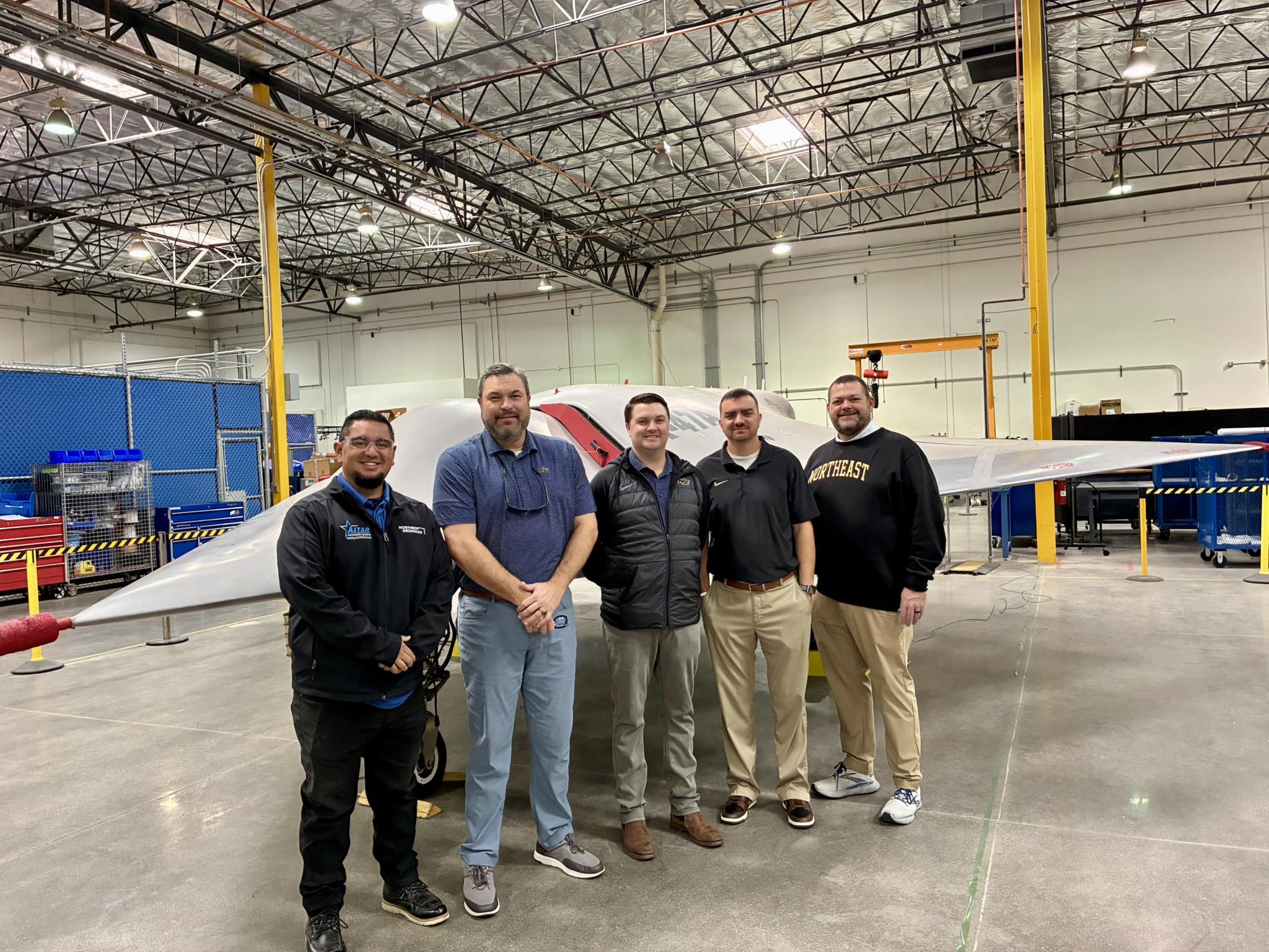 The NEMCC Workforce Development team traveled to Northrop 