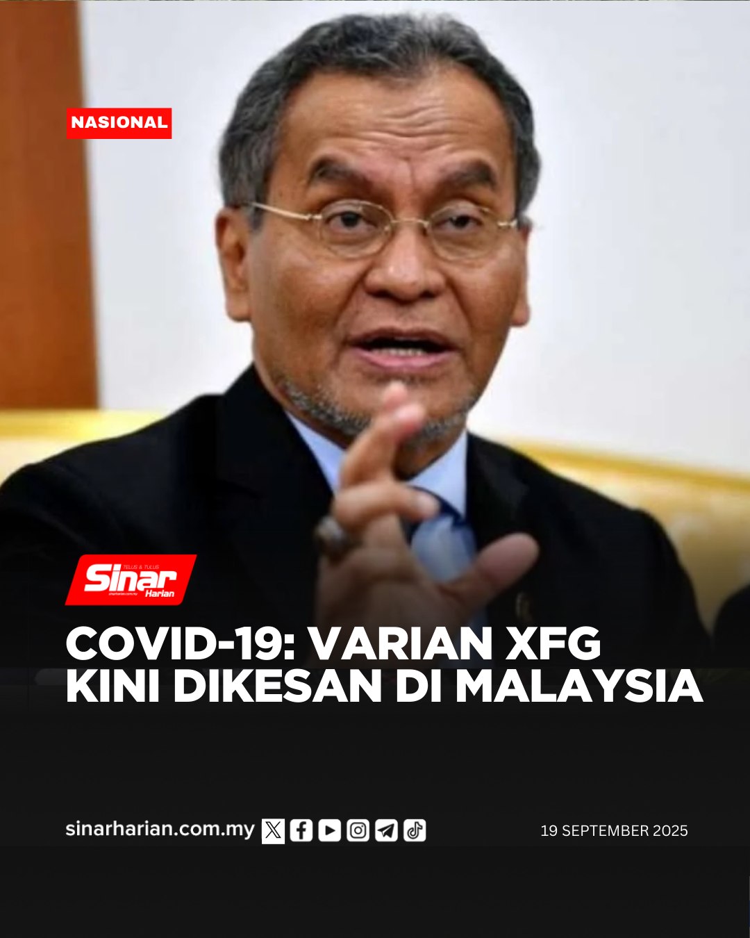Sinar - Kementerian Kesihatan Malaysia (KKM) mengesan kehadiran varian ...