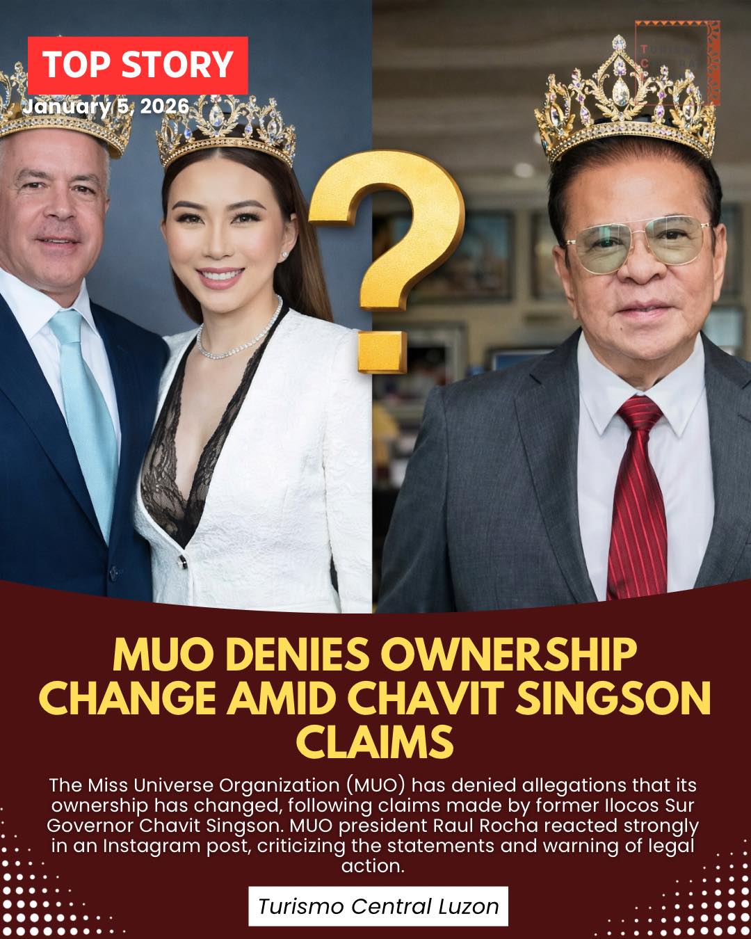Turismo - The Miss Universe Organization has addressed growing online ...