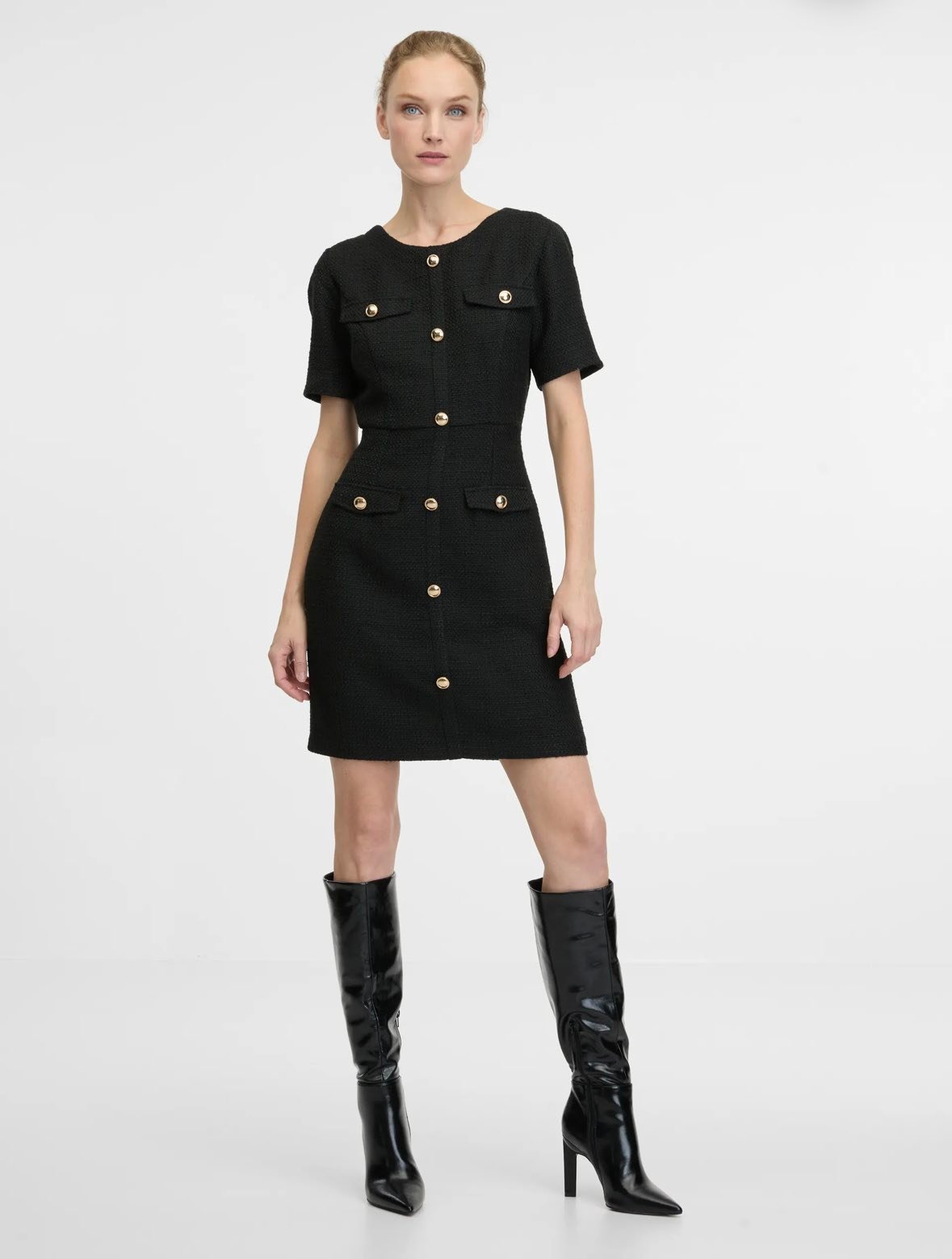 Robe Noire Taille 44 Orsay - Occasion Très Bon état - Style Robe Femme Classique - Longueur Selon Description