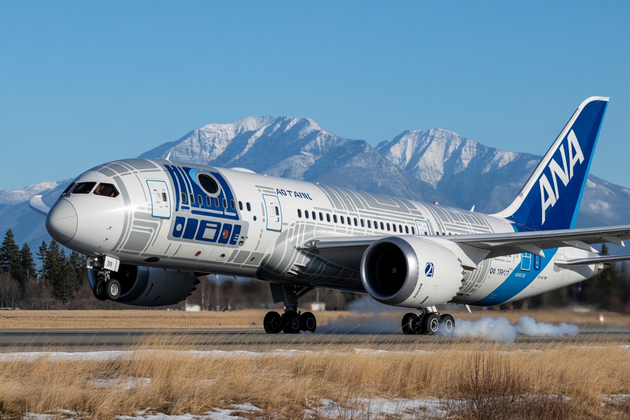 ✈️ ANA Aircraft Lineup – Wings of Japan 🇯🇵✨ 1. Boeing 787