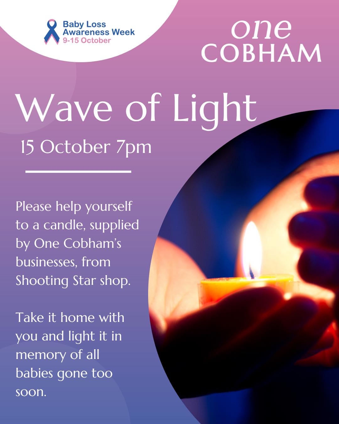 🕯️Today marks the start of Baby... - Cobham - Our Village | Facebook