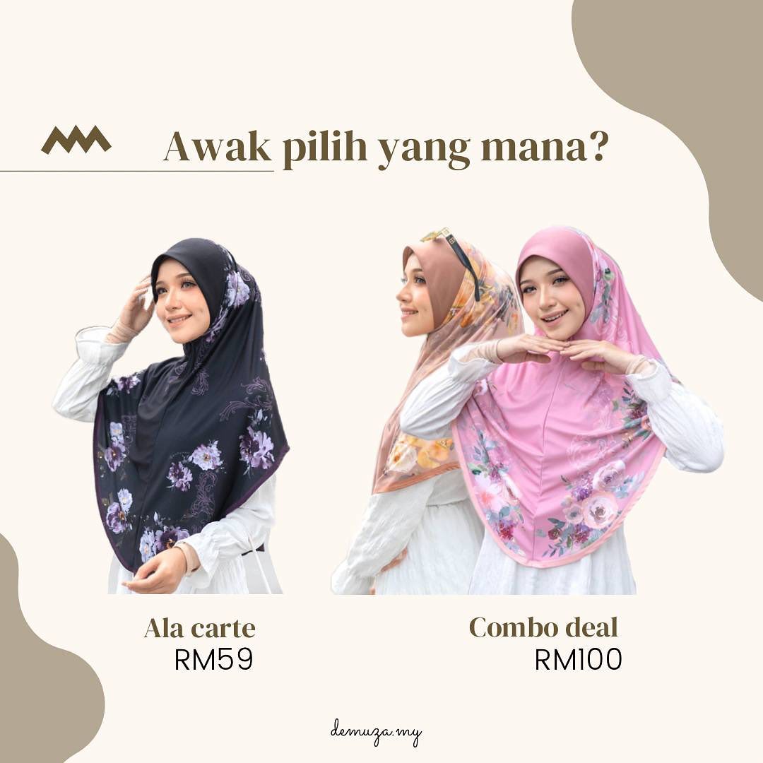 DEMUZA.SHOP - Awak pilih yg mana Nak ala carte atau combo... | Facebook