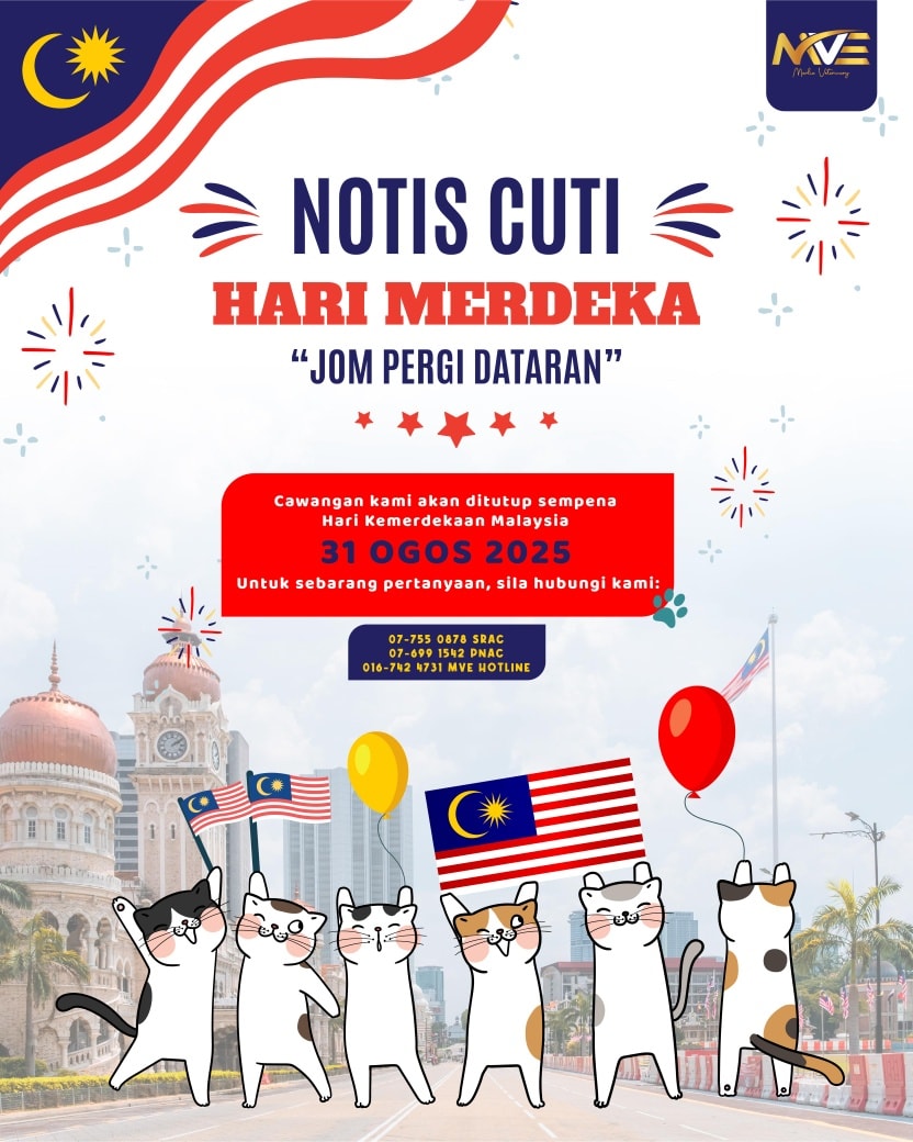 Vet - Notis cuti Hari Kemerdekaan ke-68 Hai semua, Klinik Dibuka ...