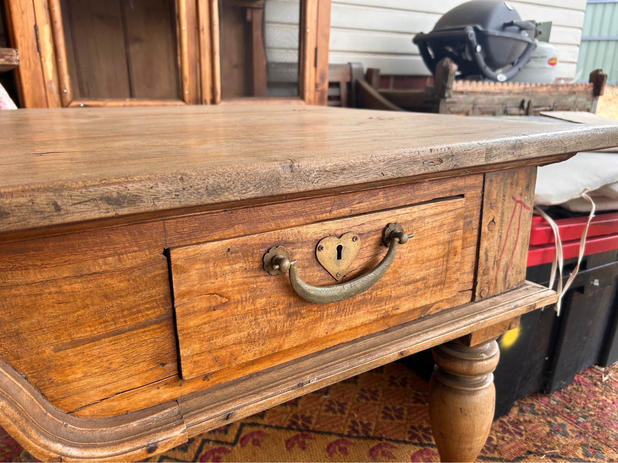 Antique solid wood desk - Desks - Perth, Western Australia | Facebook ...