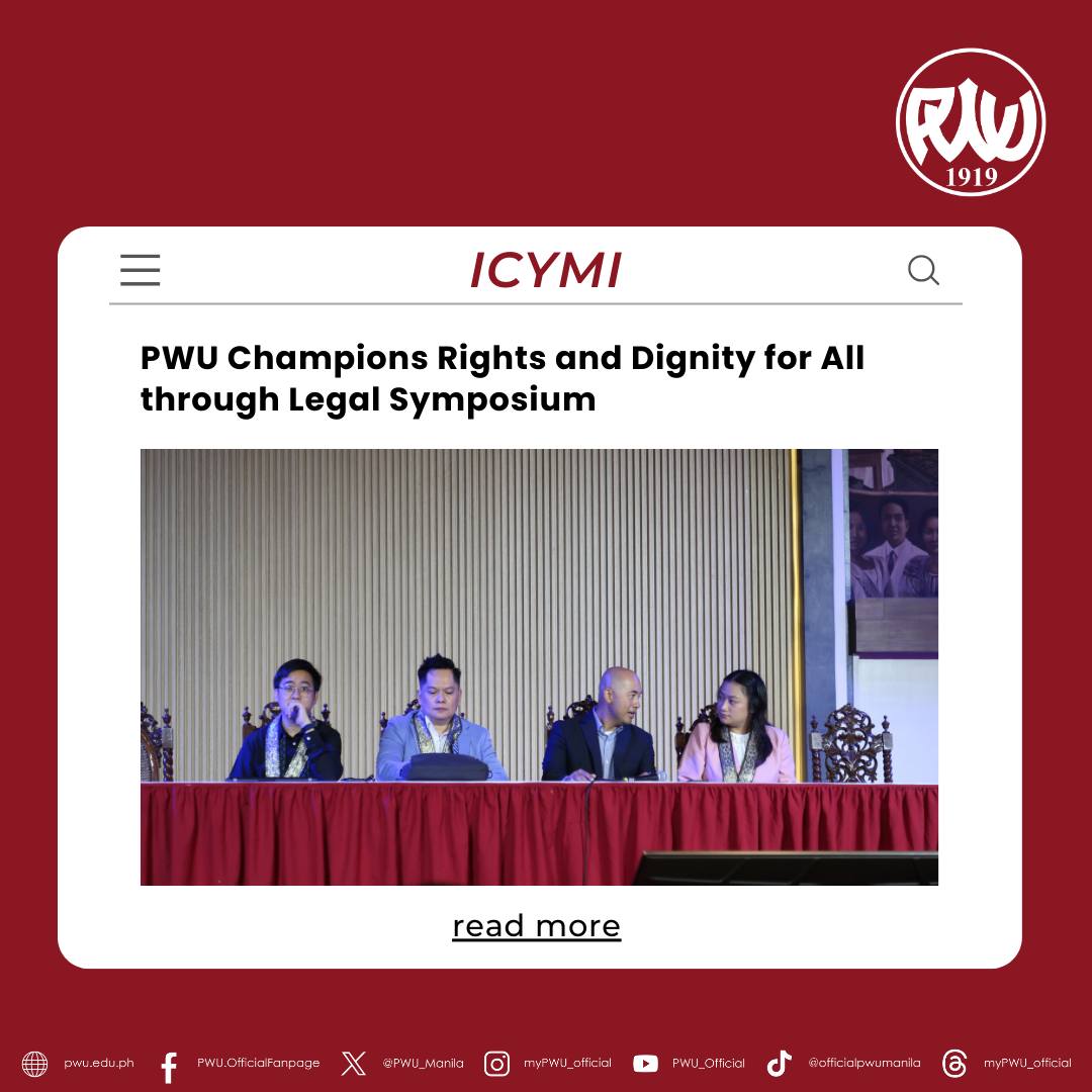 The Philippine... - Philippine Women's University - PWU | Facebook