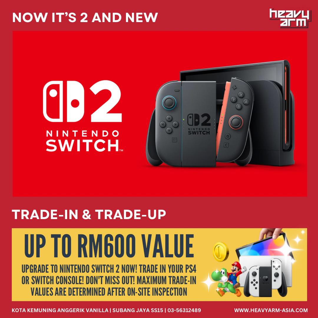 HeavyArm - 📟 Upgrade to Nintendo Switch 2 now! Trade in your Switch ...