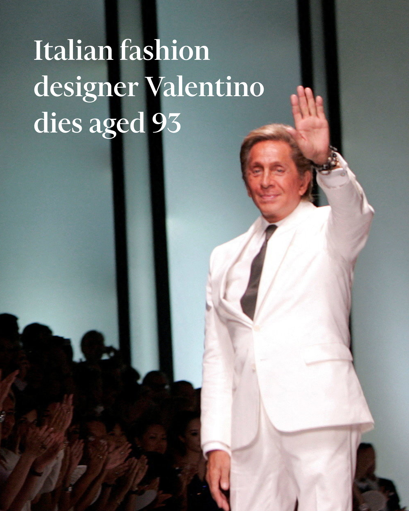 The couturier, who dressed celebrities including Elizabeth Taylor 