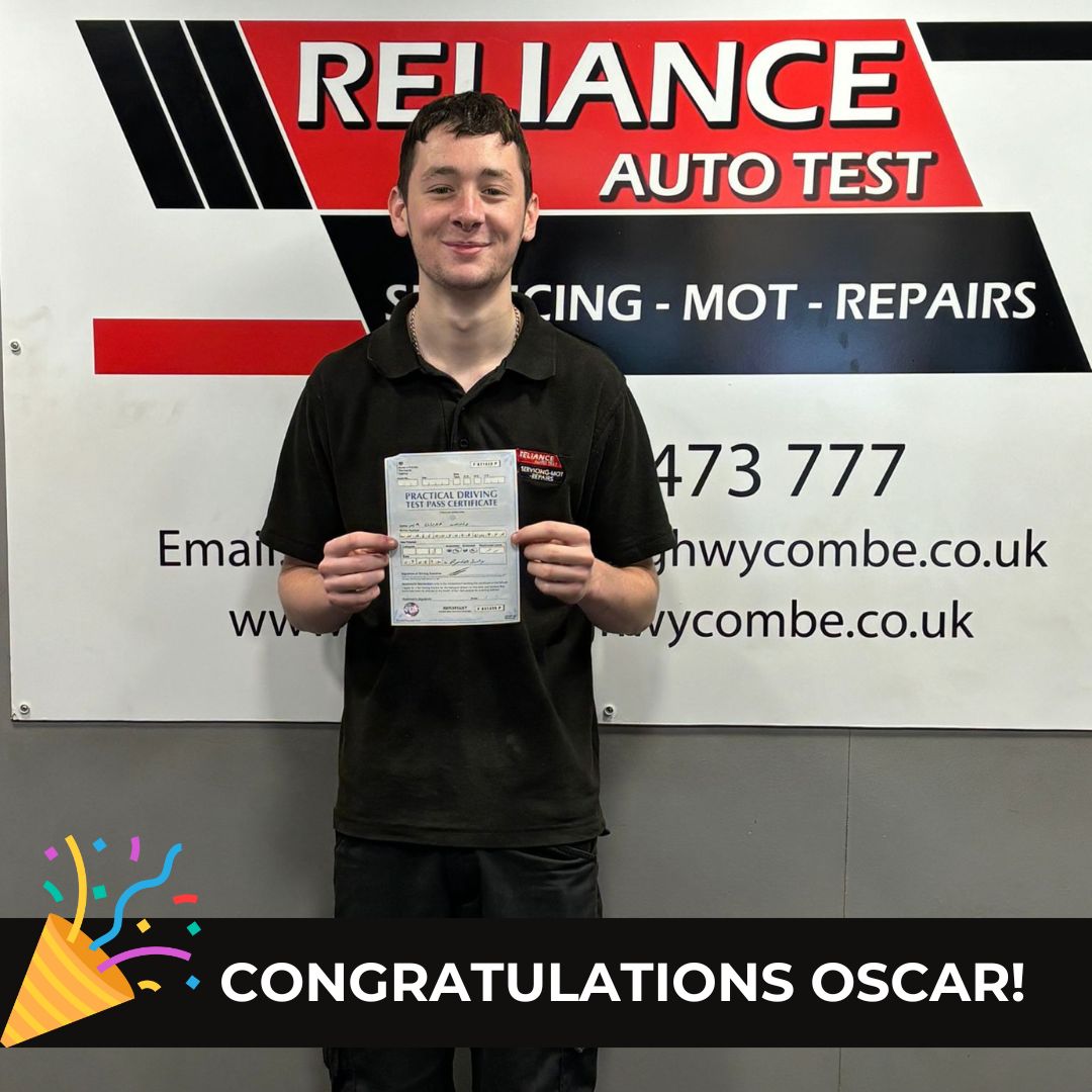 🎉 Big congratulations to Oscar our... - Reliance Auto Test | Facebook