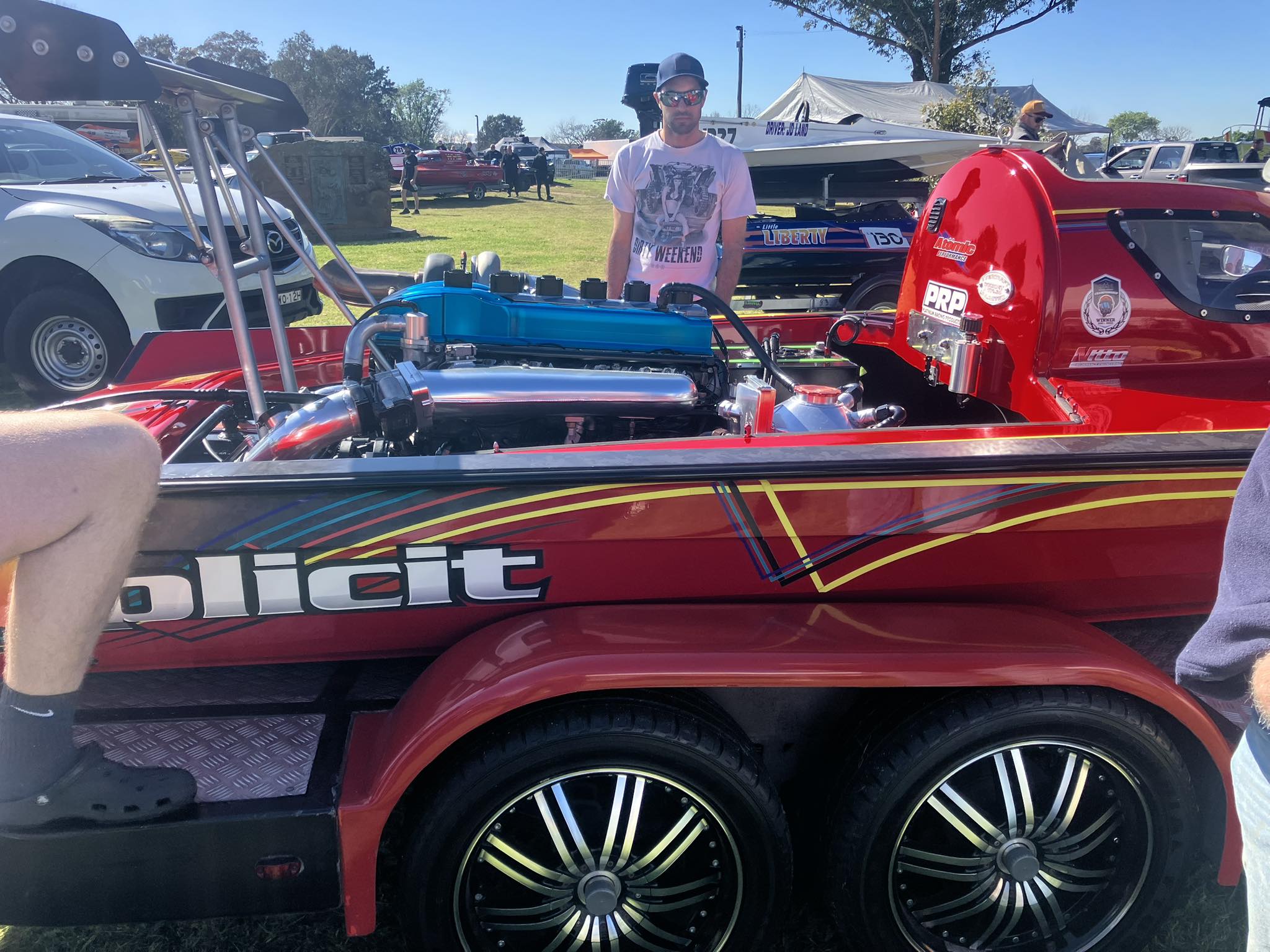 Xplicit - Liam is OK, boat sustained a bang in the first corner with ...