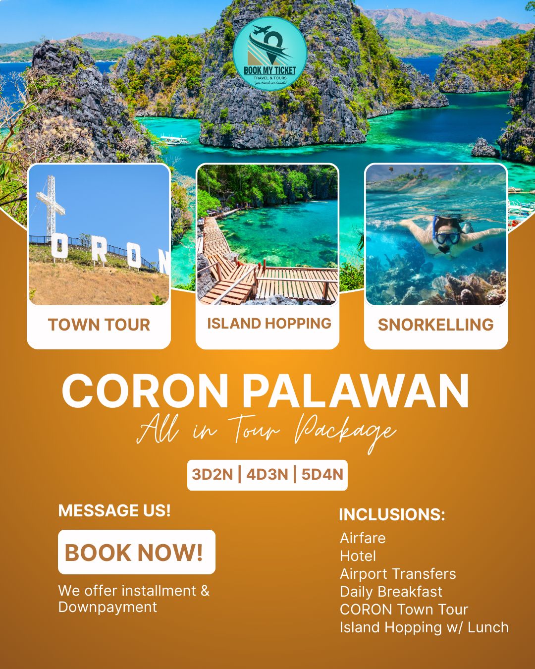 🌊🏝️ CORON PALAWAN TOUR... - Book My Ticket Travel & Tours | Facebook