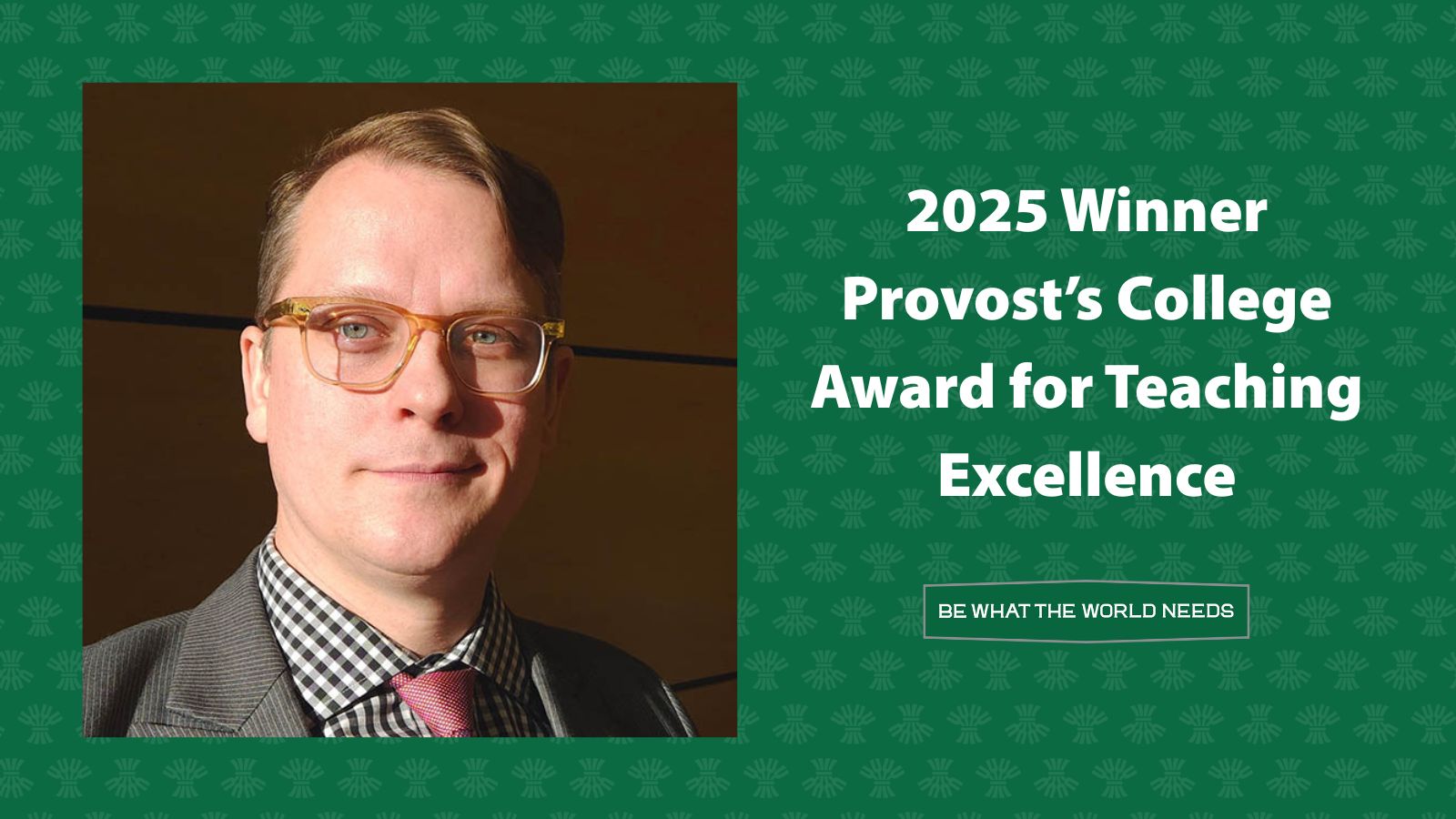 College - ICYMI: Professor Benjamin Ralston is USask Law’s 2025 winner ...