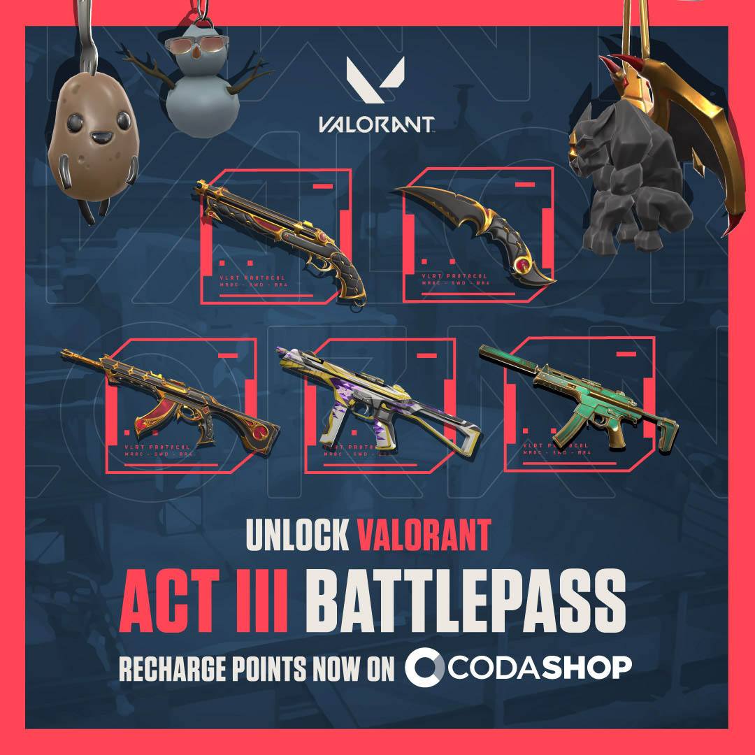 Codashop - 🔥 [VALORANT] 🔥 ACT3 เปิดตัว Battle Pass... | Facebook