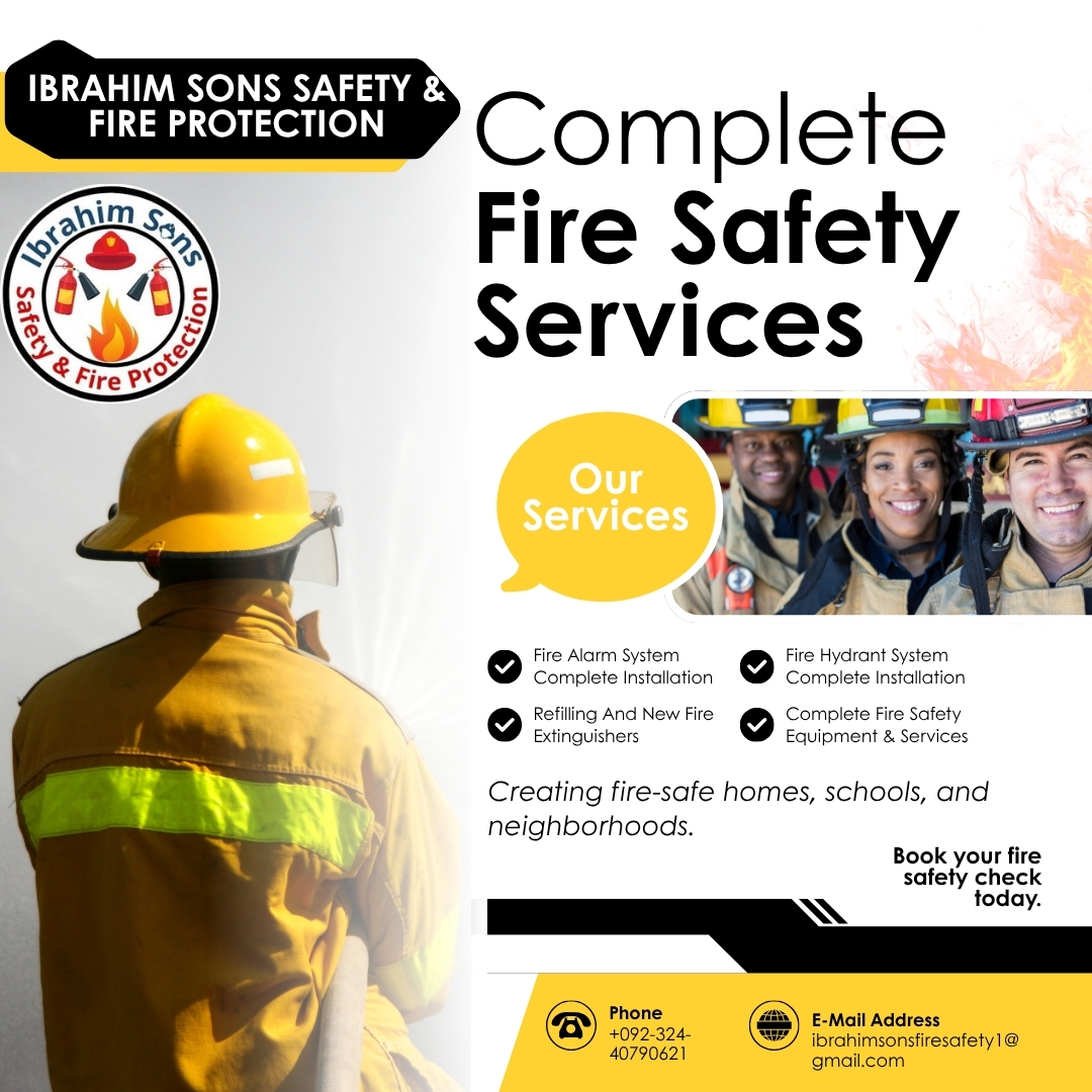 Ibrahim - 🔥Ibrahim Sons Safety & Fire Protection -All Types of Fire ...