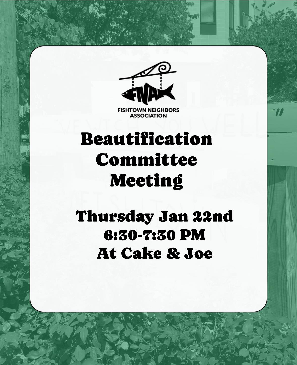 🌱 Join Our Beautification... - Fishtown Neighbors Association | Facebook