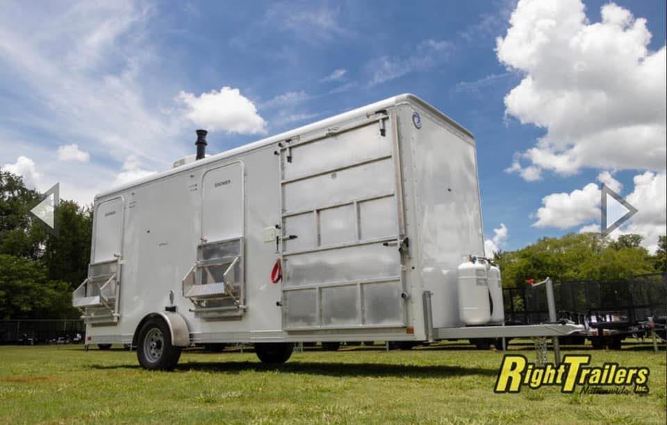 VIP Restroom Trailers | 2026 Lang Eco 3 Station and 2026 Lang Eco 2 ...