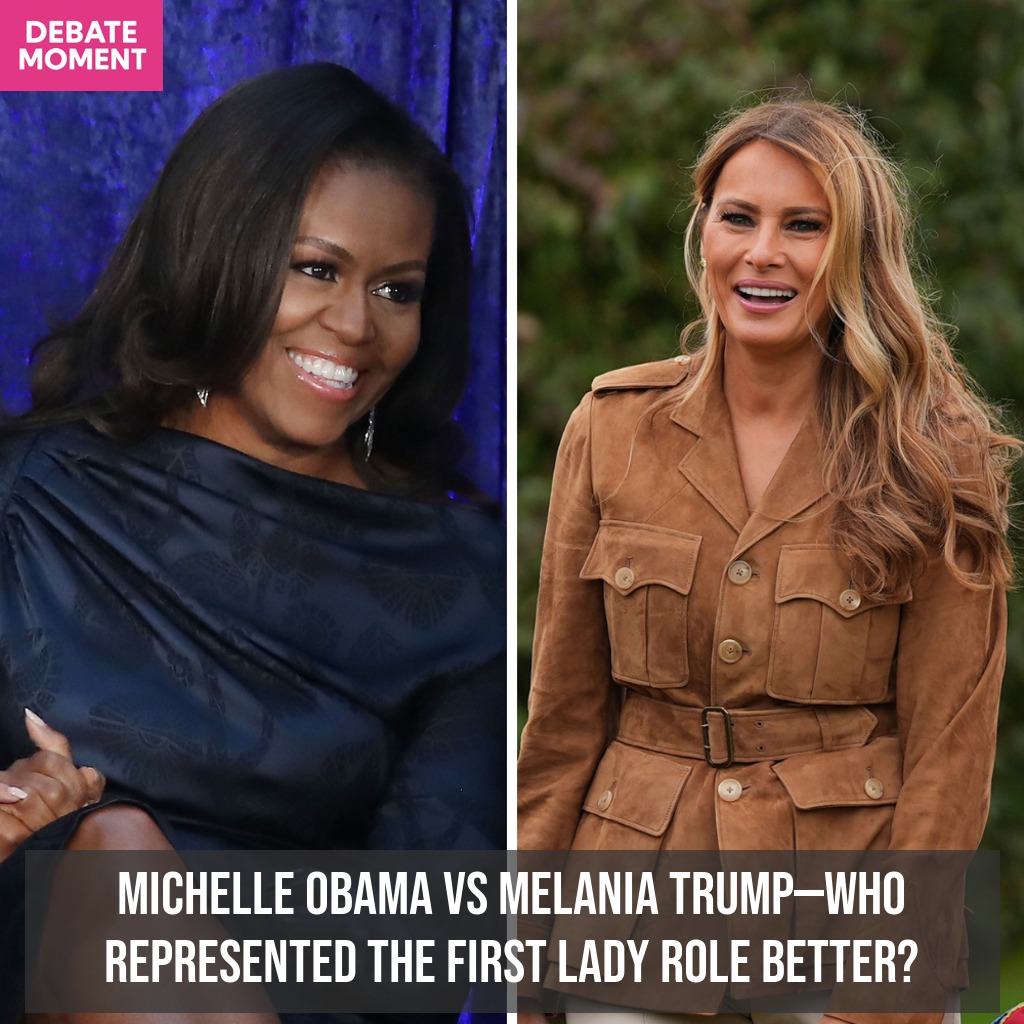 Fabiosa UK - Michelle Obama and Melania Trump each handled... | Facebook
