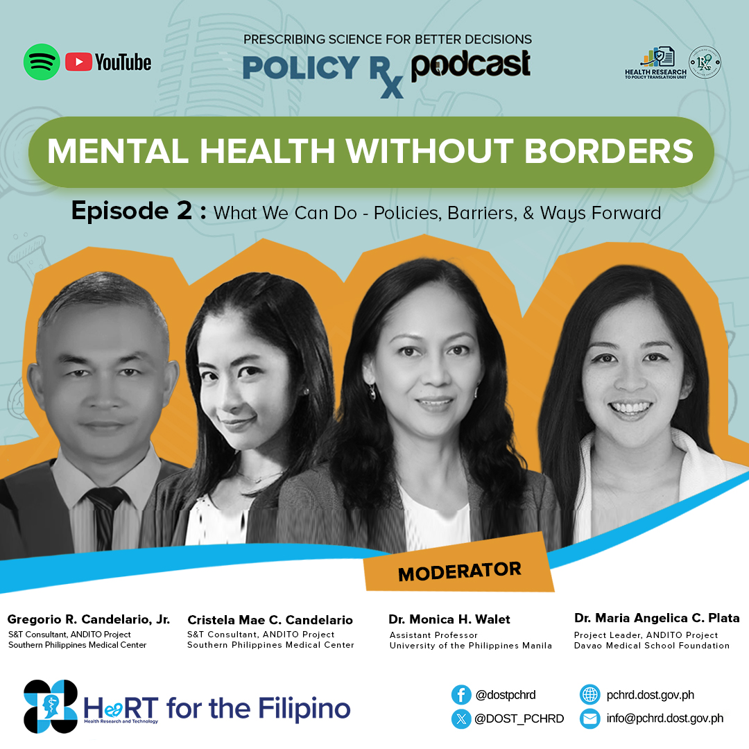 DOST - 🎙️ Policy Rx Podcast Series Episode 2 - MENTAL HEALTH WITHOUT ...