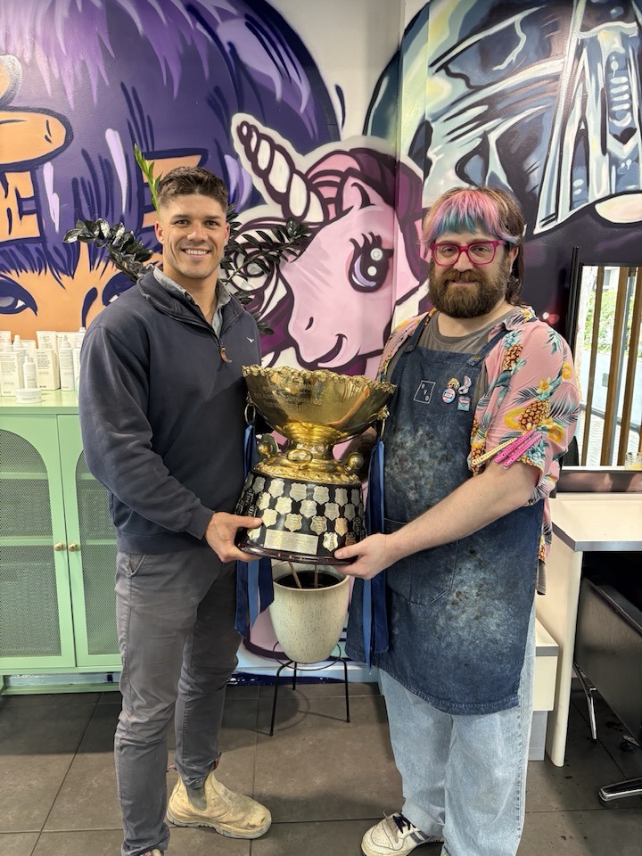 Tommy with Tommy visiting long term... - Sturt Football Club | Facebook
