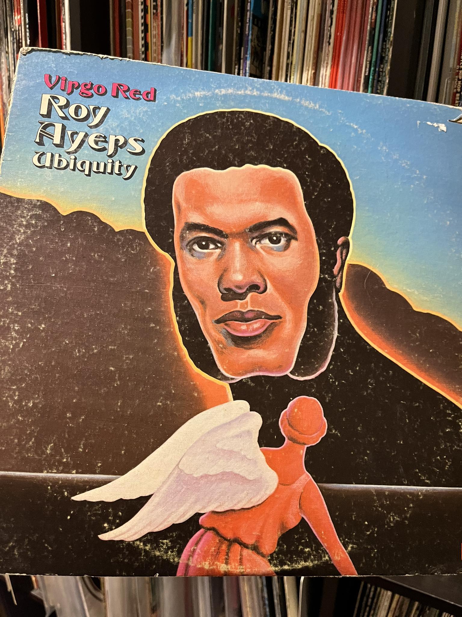 Roy Ayers Ubiquity/ Virgo Red from 1973 , my Autographed copy .