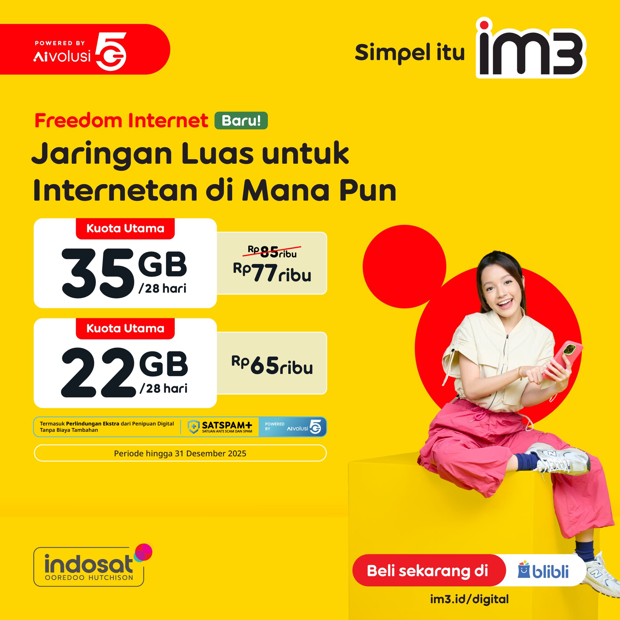 Indosat IM3 - Besok udah berangkat liburan bareng... | Facebook
