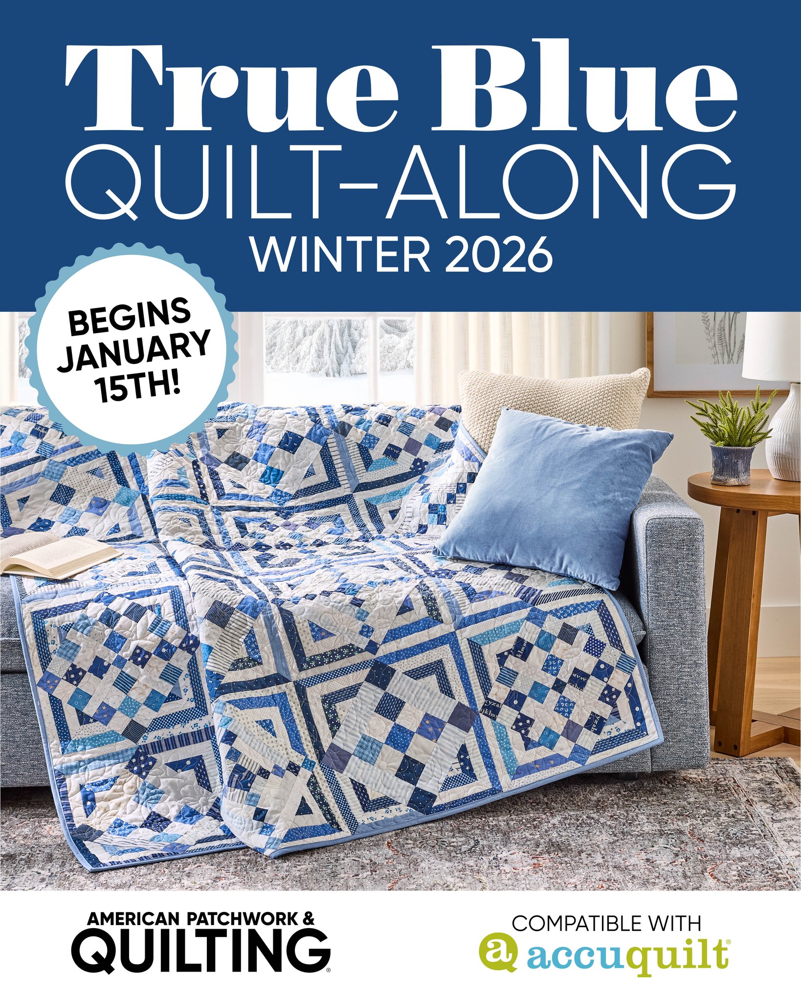 American - Beat the winter blues by quilting along with us starting in ...