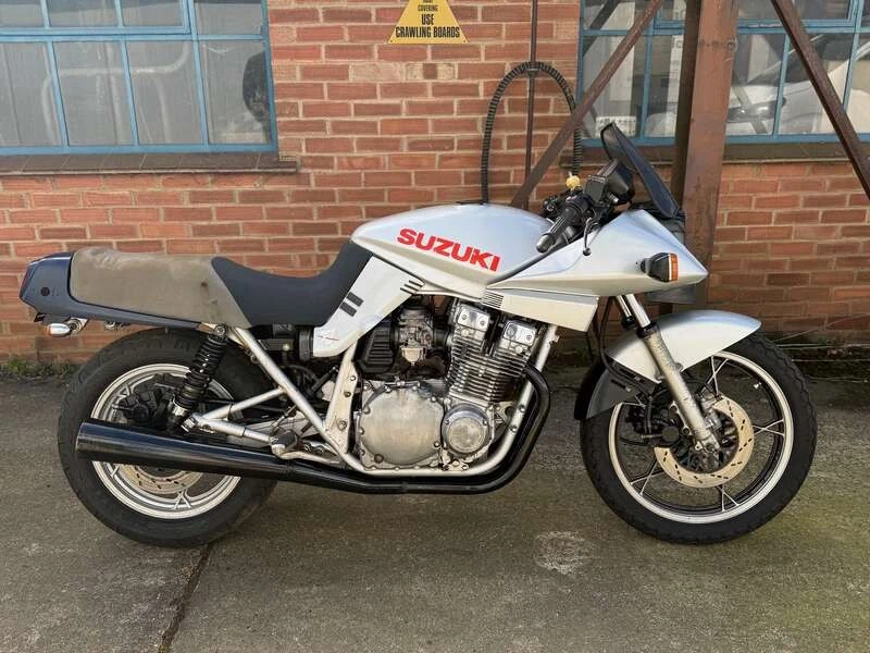Check out this 1983 Suzuki GSX1100SZ Katana, the iconic speedster