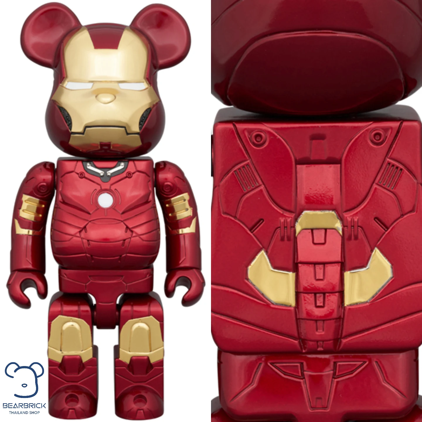 Bearbrick - Be@rbrick Royal Selangor Iron man Mark 3 400% 80,000 