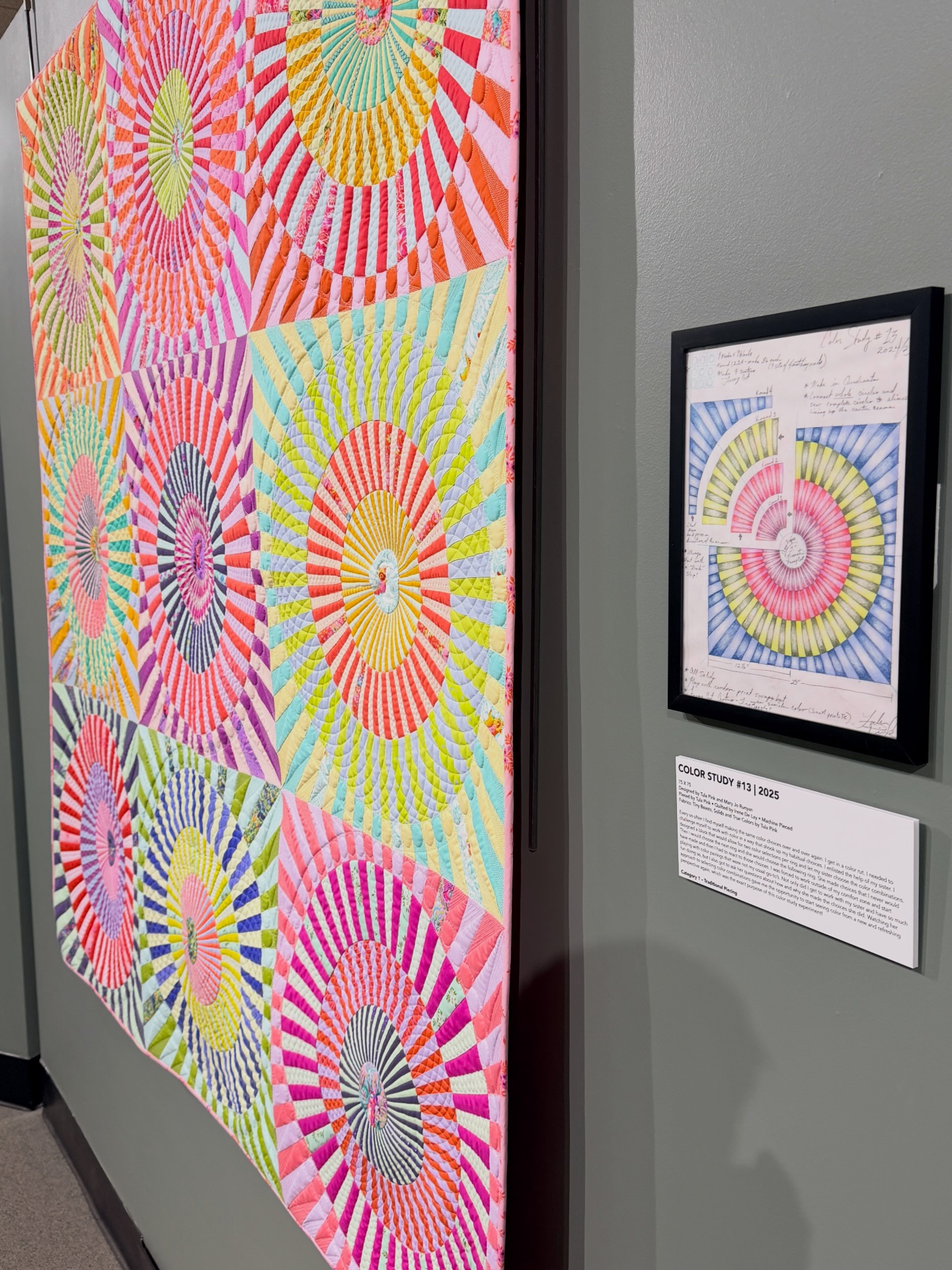 Tula - COLOR STUDY #13 | 2025 75 X 75 Designed by Tula Pink and 