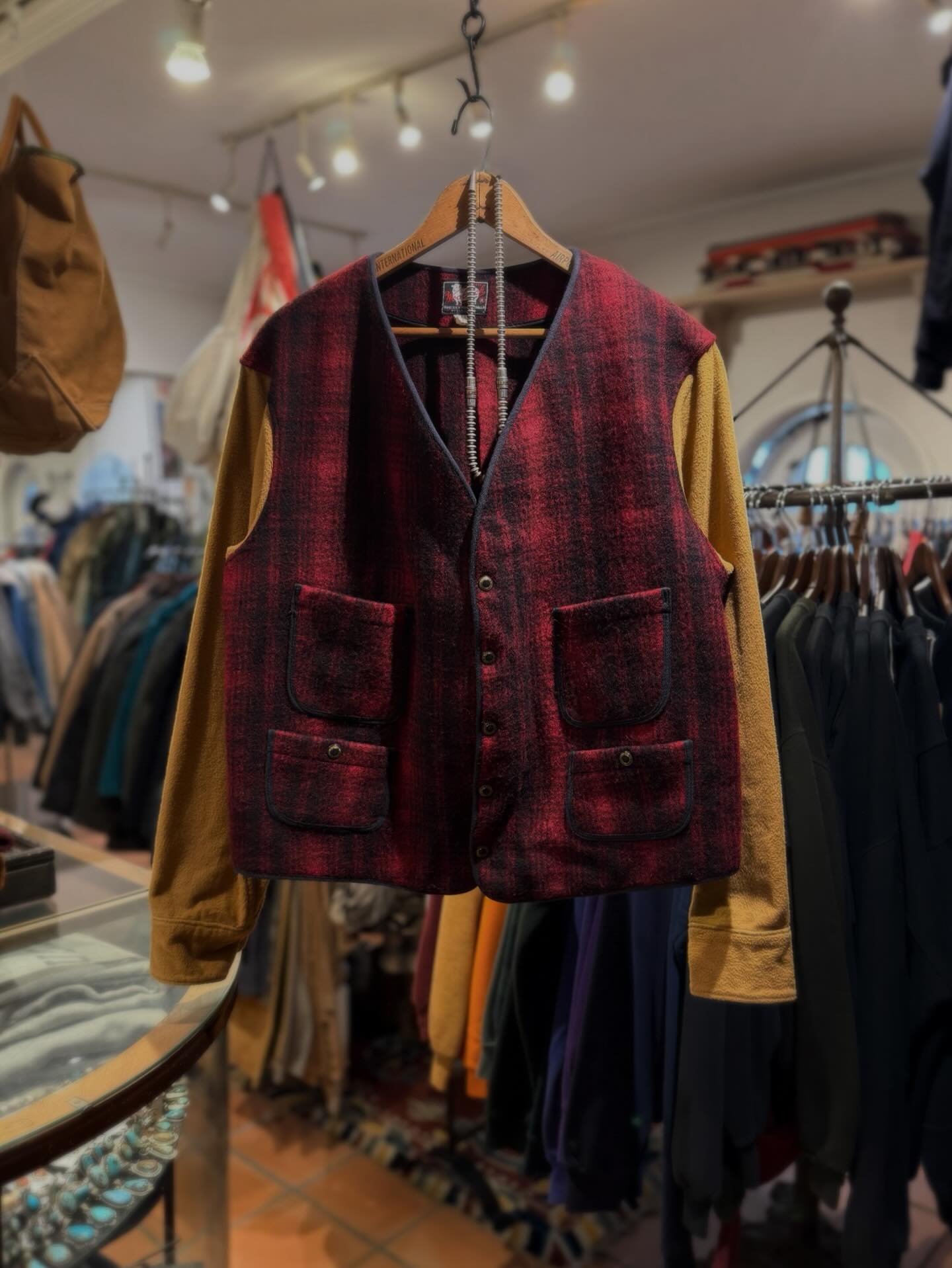 50's WOOLRICH Hunting Jacket Engineer Jacket Style Size:46 実寸