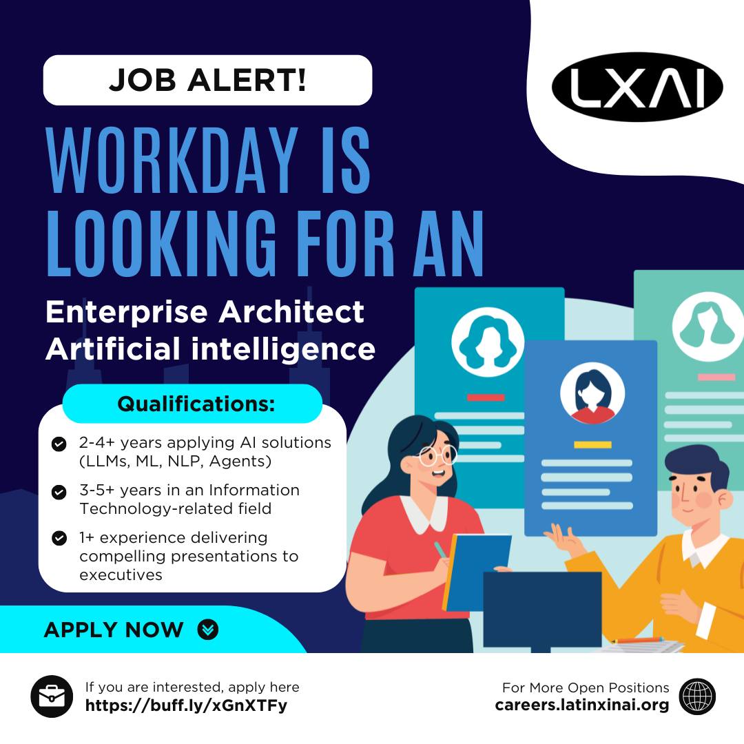 Latinx in AI - 📢 NEW JOB ALERT: Workday is looking for an... | Facebook