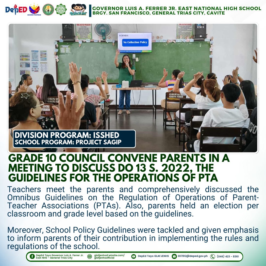IN PHOTOS: Grade 10 Council convene parents in a meeting to discuss do ...