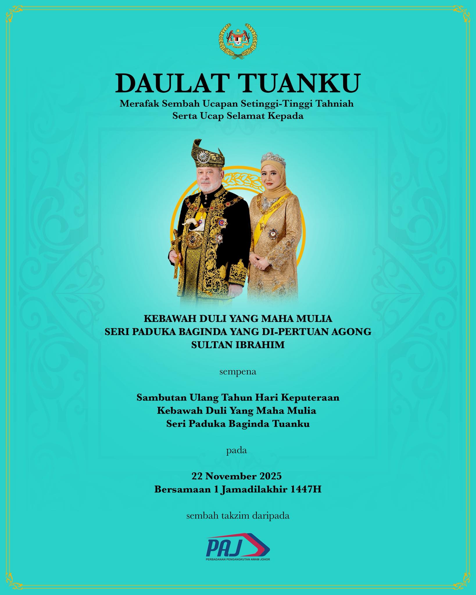 Perbadanan - Merafak sembah dengan ucapan setinggi-tinggi tahniah serta ...