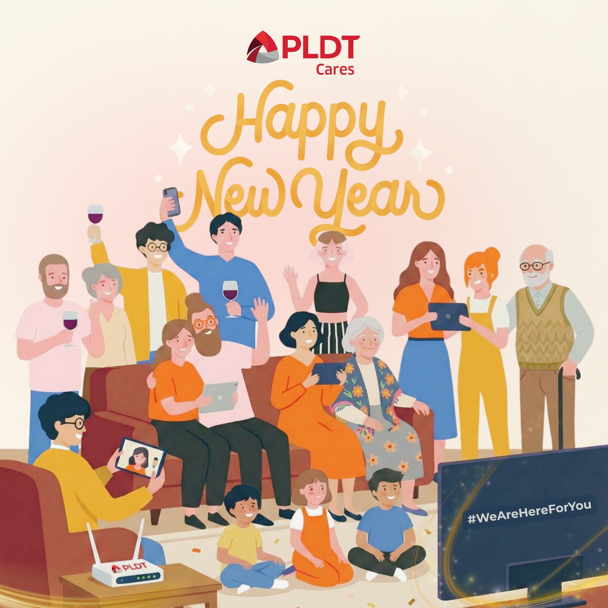 PLDT - 🎉 New Year, new moments. ⏰ As the countdown begins, we are here ...