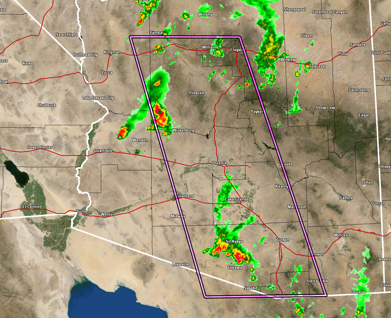 Arizona - Night Storm Update - Last of The Night - 8-15-2025 - 8pm ...