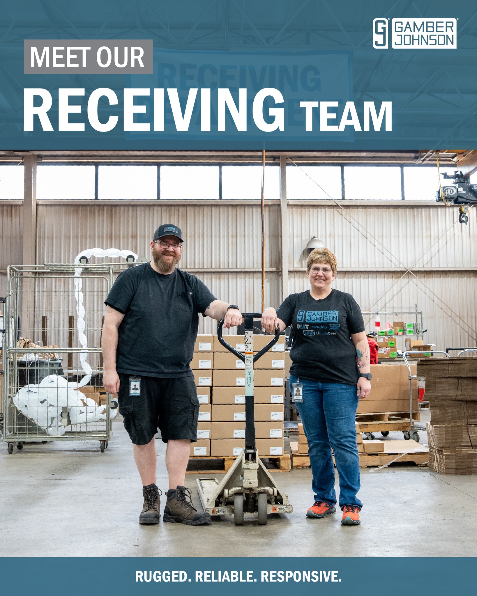 Gamber-Johnson - Meet Our Receiving Team! 📥 Every product starts with ...