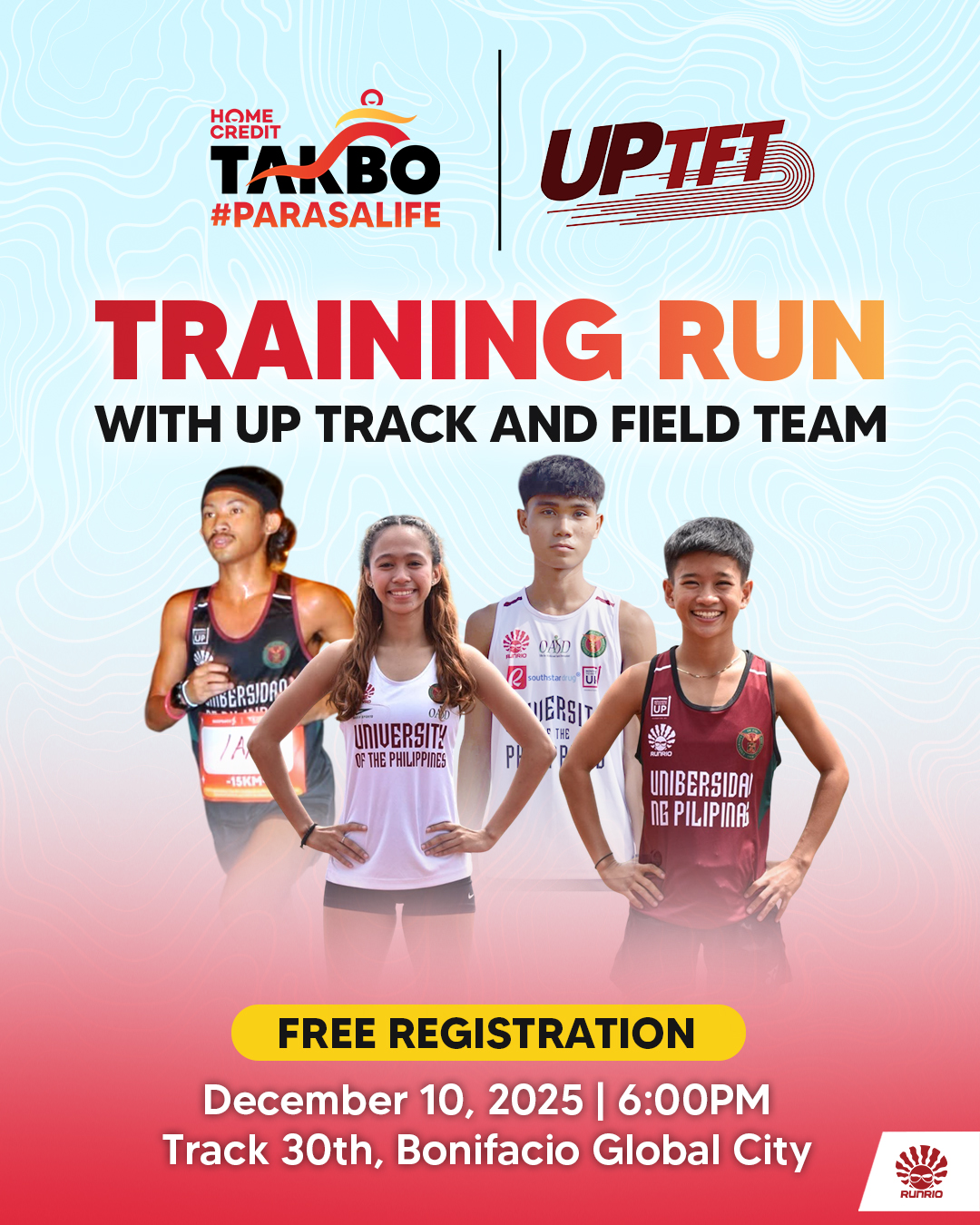Runrio - BGC, bring me the runners! 🔥 We’re gearing up for Takbo # ...
