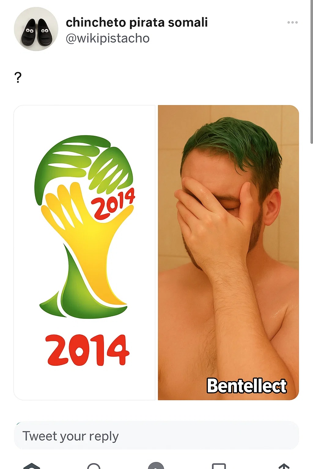 The 2014 World Cup logo finally revealed its true inspiration 💀💀💀