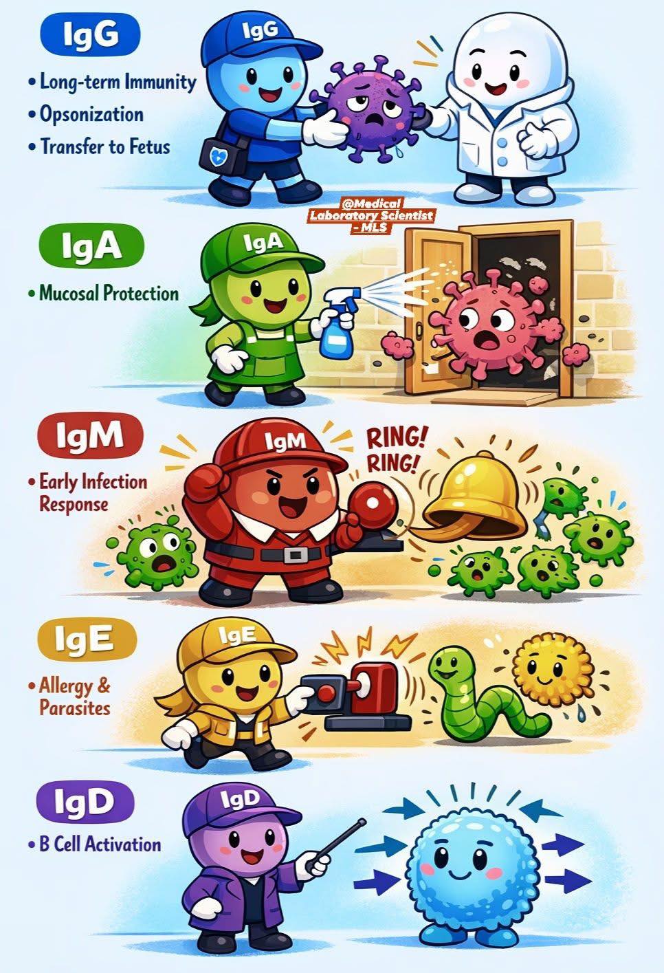 One - Immunoglobulins Roles In The Immune System — This post explains ...