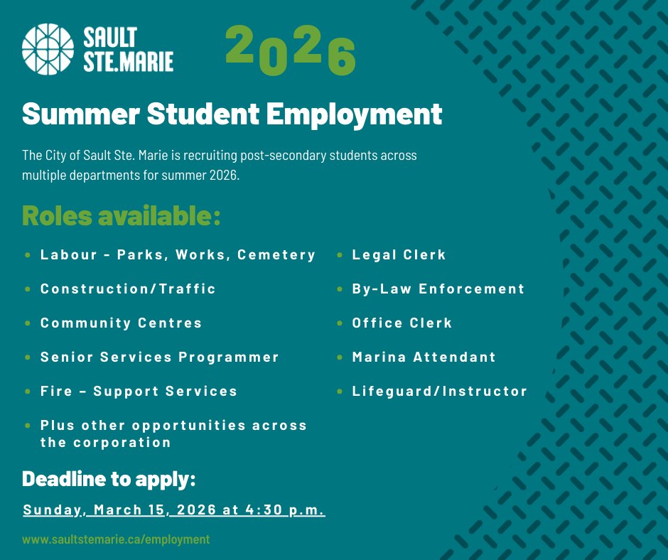 The City - The Summer Student Employment Program is open! This is your ...
