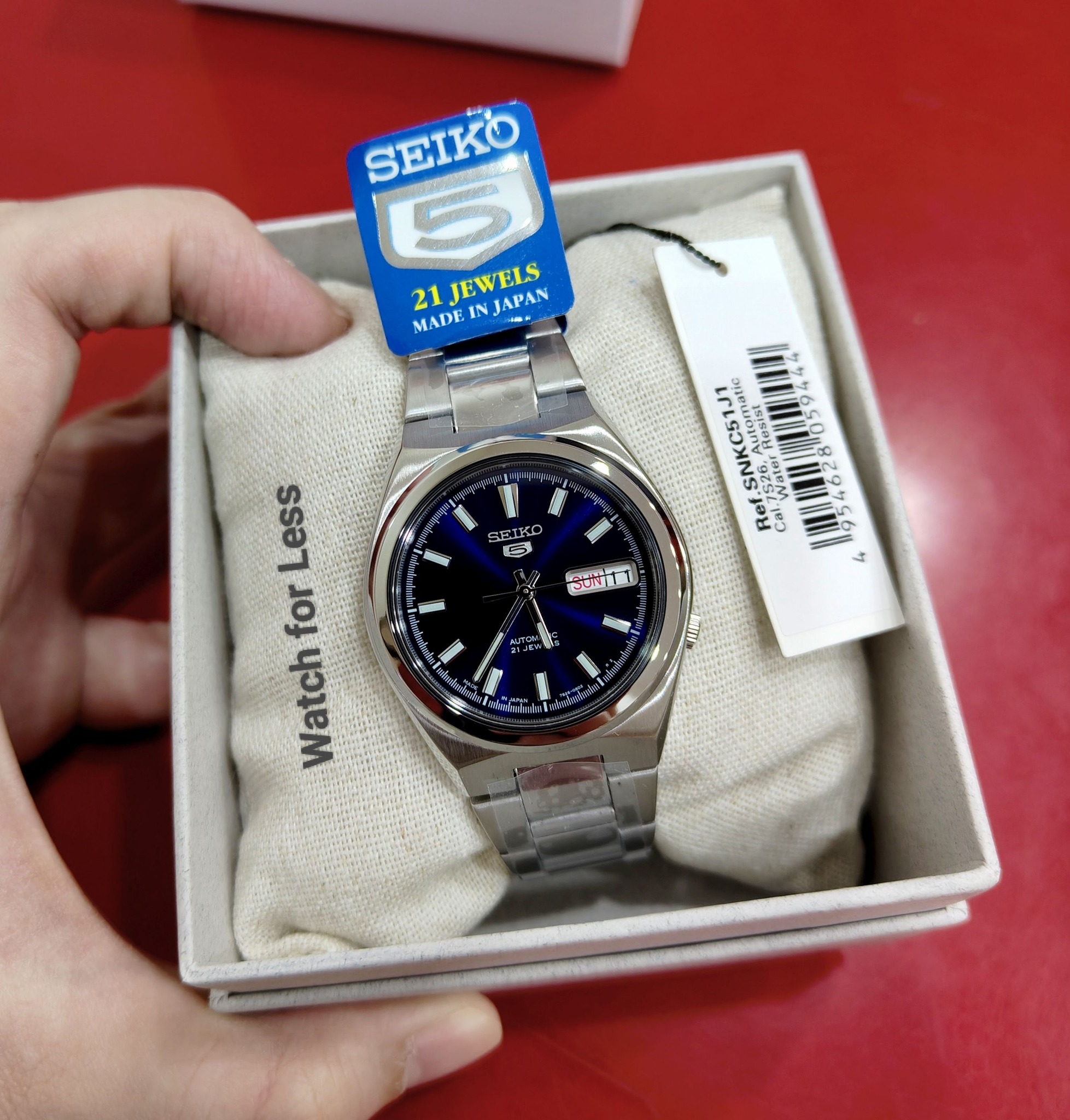 Watch - Seiko SNKC51J1 (JAPAN) Seiko 5 Date-Day Stainless Steel 