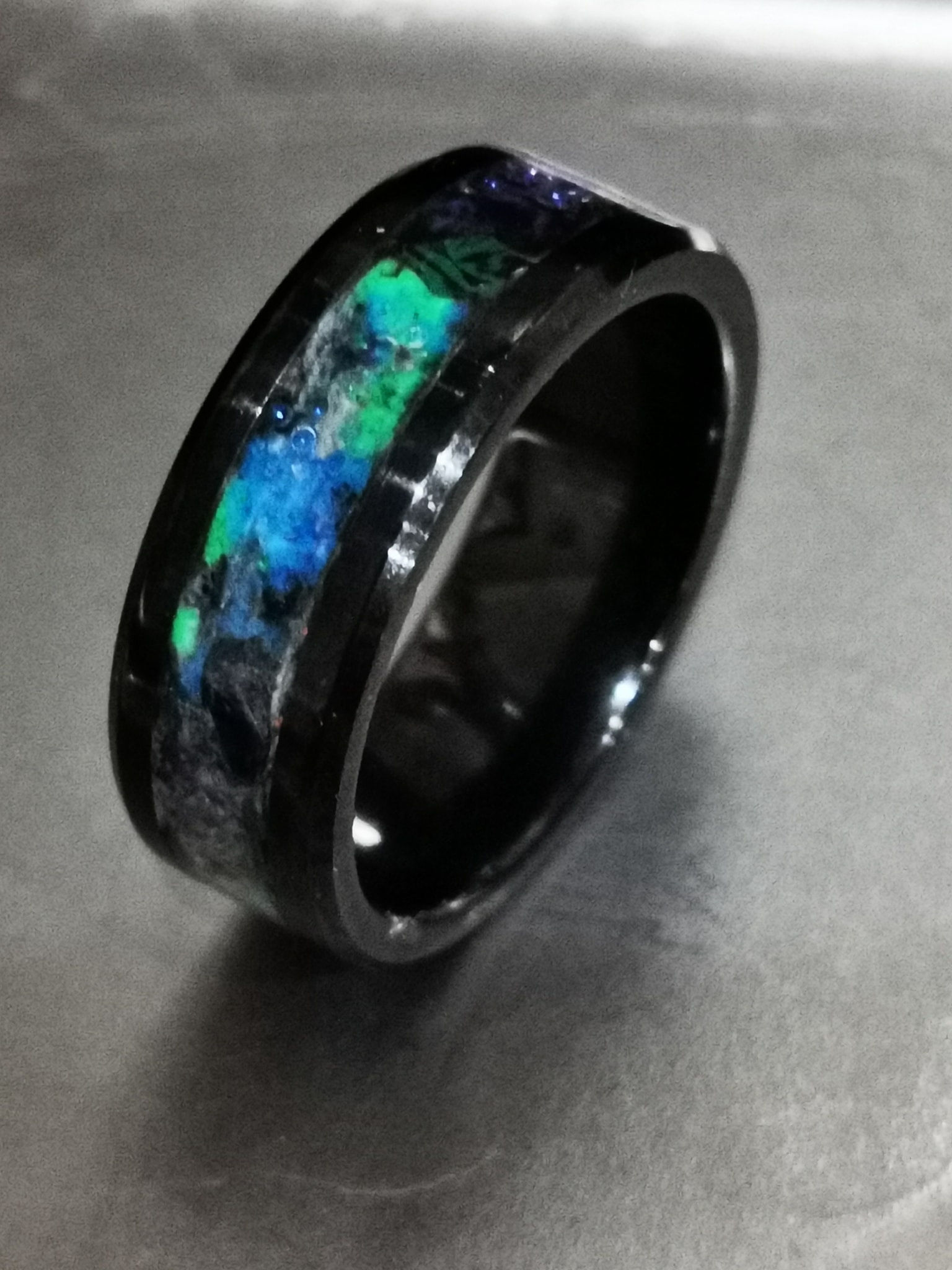 The Galaxy Glow ring. Amethyst,... - RVT Custom Rings | Facebook