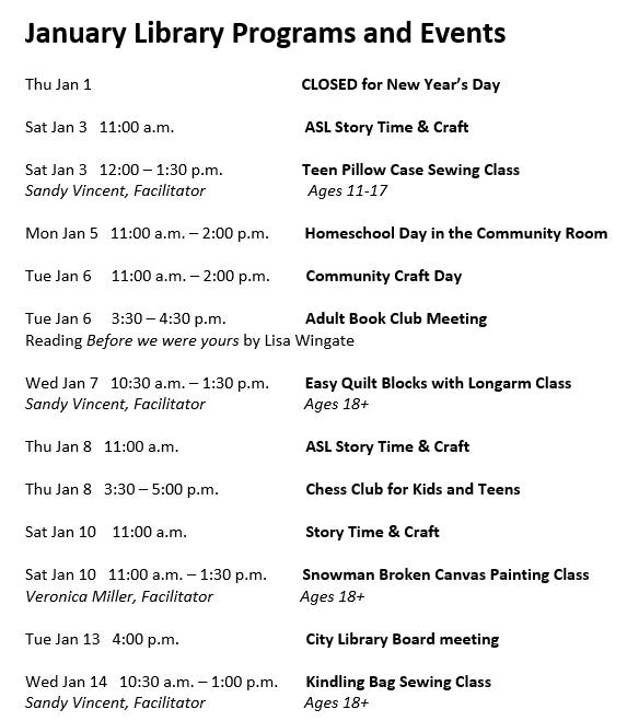 Library Programs in... - Madisonville, TN Public Library | Facebook