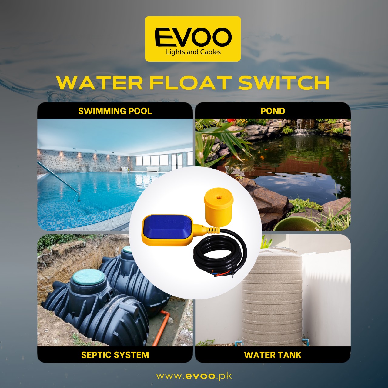 EVOO - Reliable Water Level Control with EVOO Float Switch. . # ...
