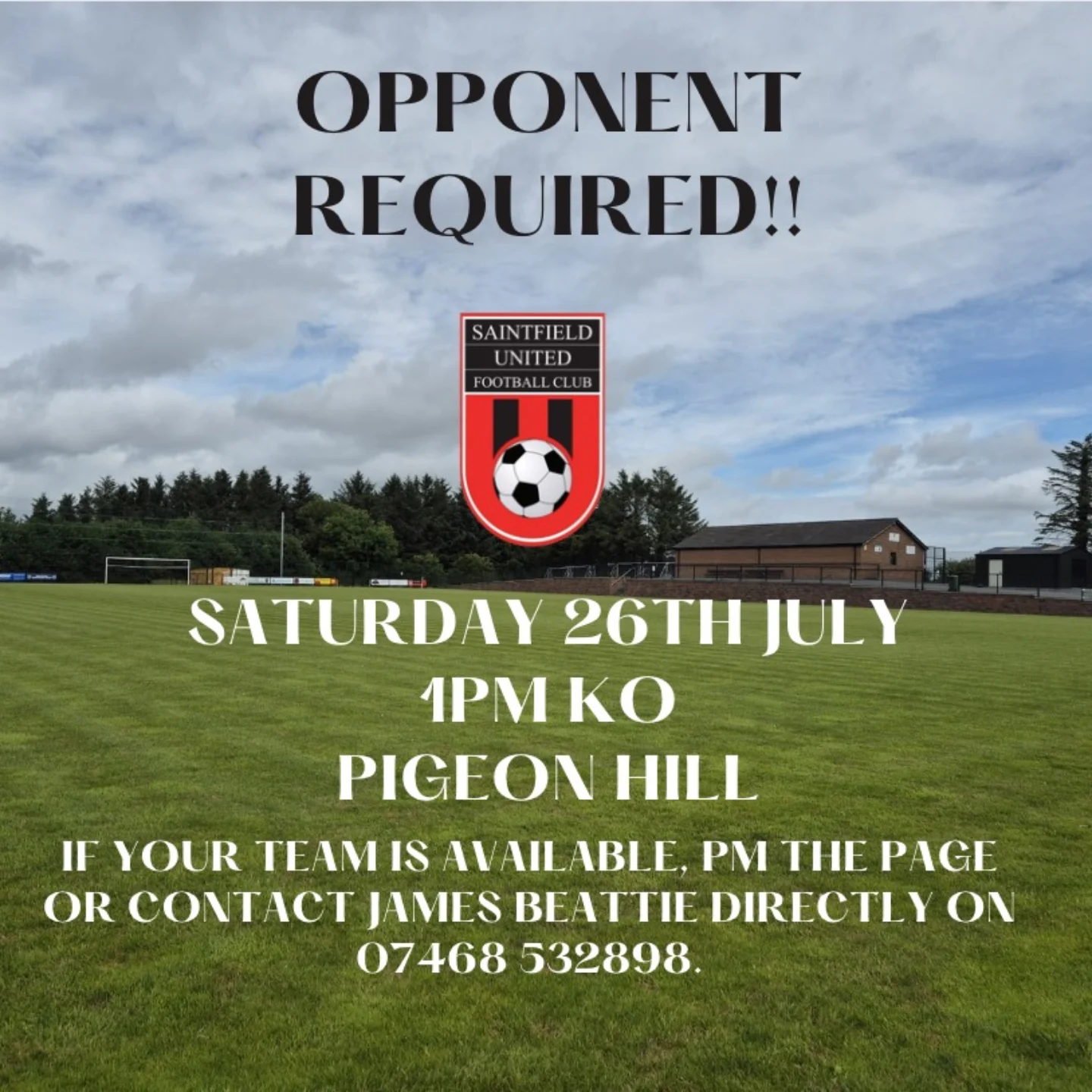 Saintfield United... - Saintfield United Football Club