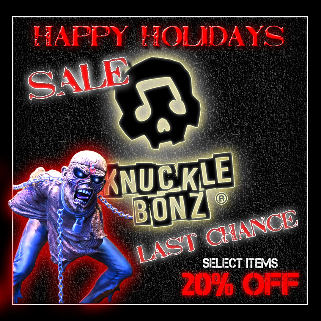 Figurine Knuckle Bonz Robert Trujillo Metallica 20cm - Métal édition Limitée