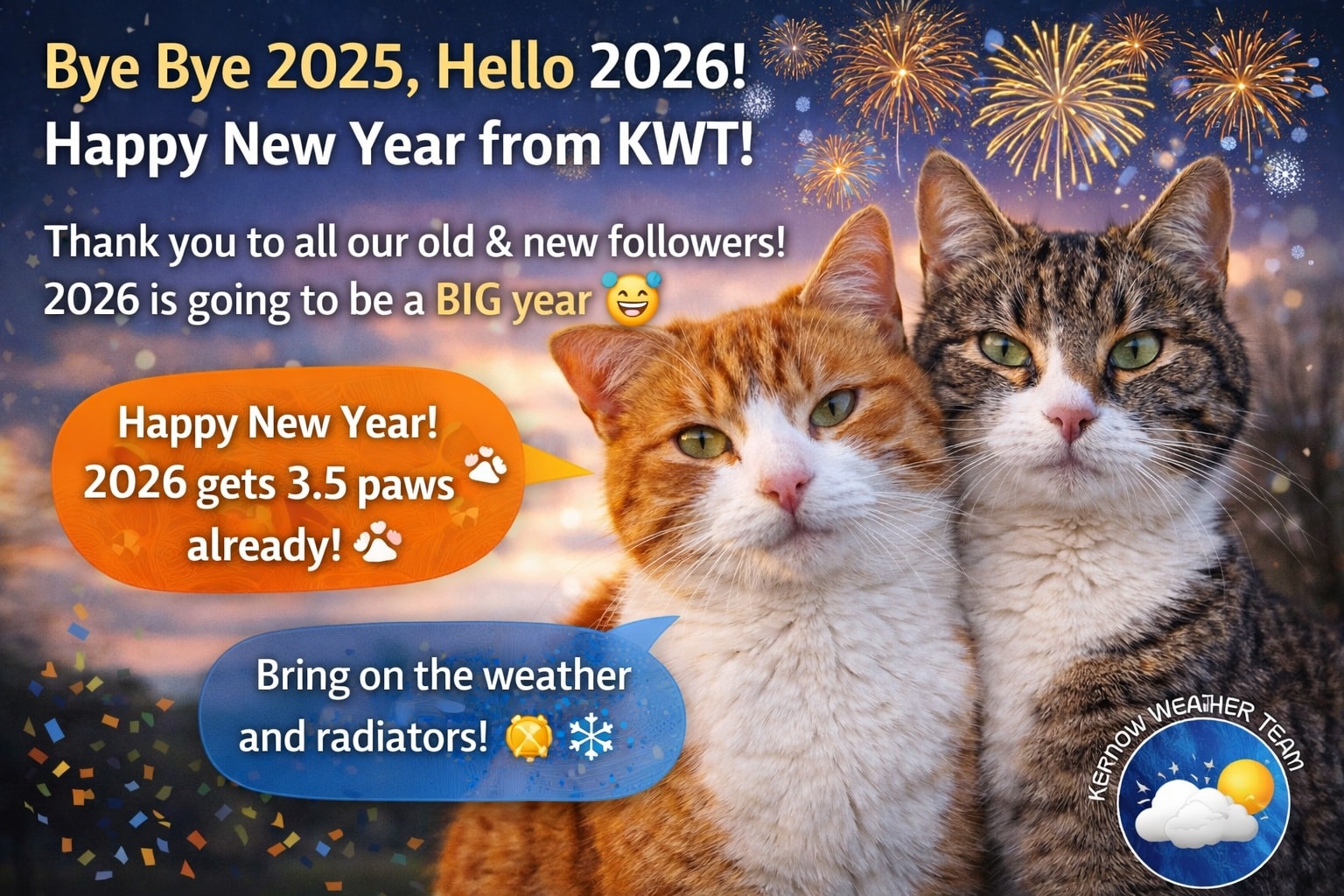 Kernow - 🎆 And that’s a wrap… bye-bye 2025, hello 2026! 🎆 Well folks ...