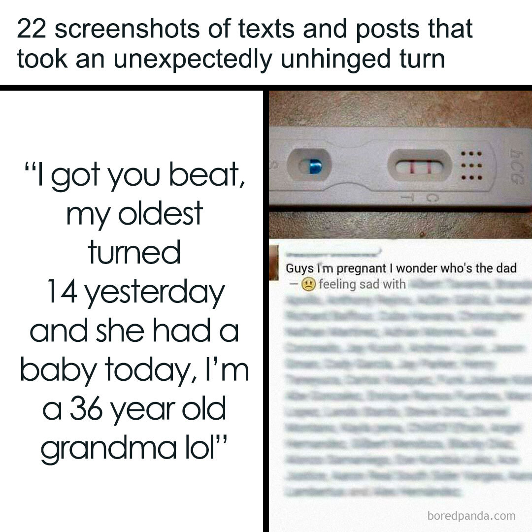 Bored - 22 screenshots of texts and posts that took an unexpectedly ...