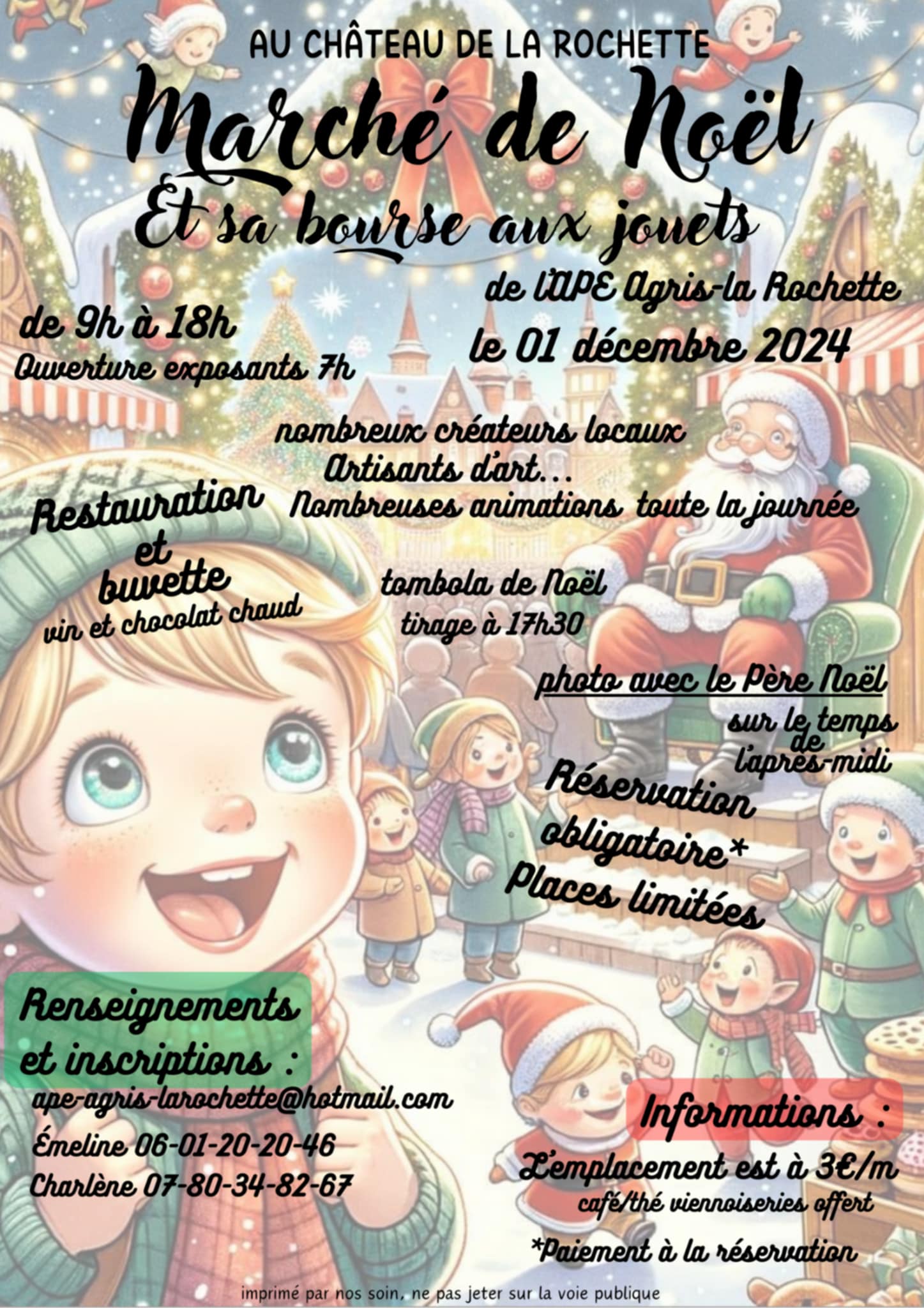 Marché de Noël et sa bourse aux jouets