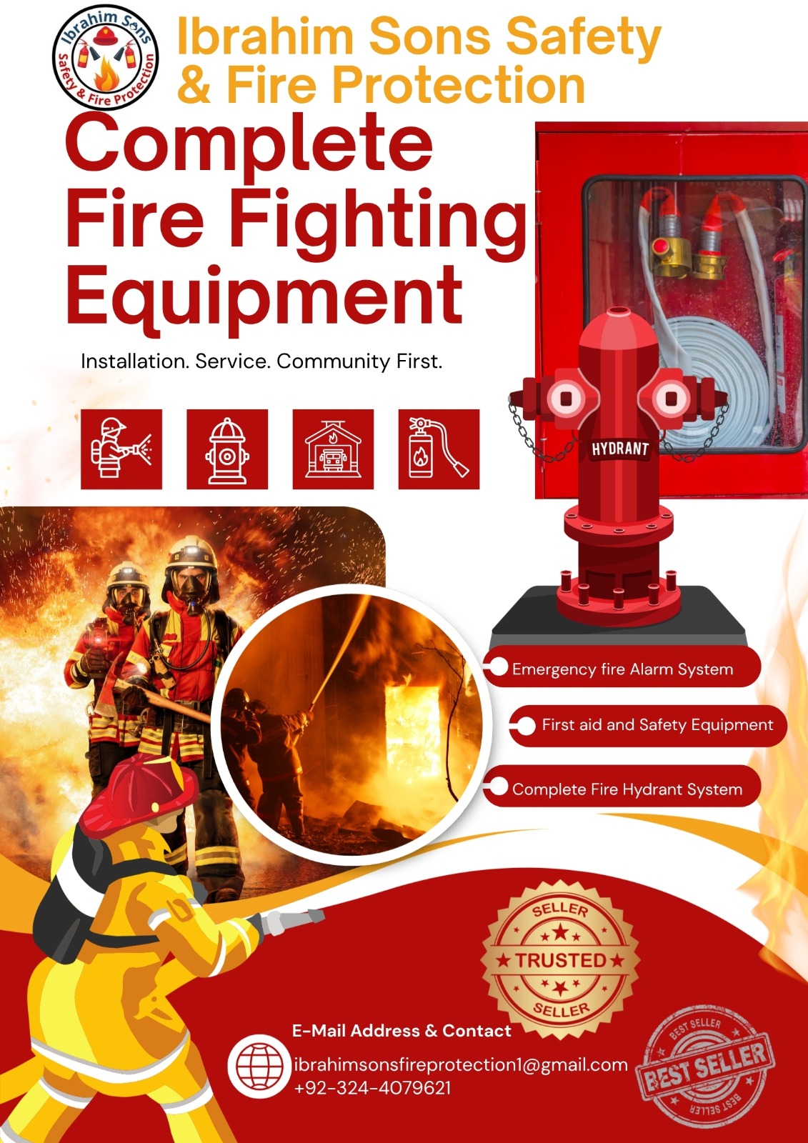 Ibrahim - 🔥Ibrahim Sons Safety & Fire Protection -All Types of Fire ...